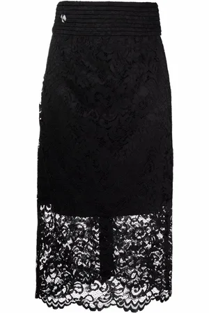 Philipp Plein Midirock aus Spitze