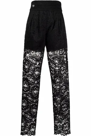 Philipp Plein Spitzenhose mit geradem Bein