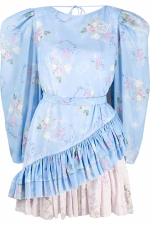 ULYANA SERGEENKO Minikleid mit Blumen-Print