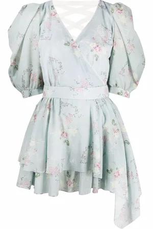 ULYANA SERGEENKO Kleid mit Blumen-Print