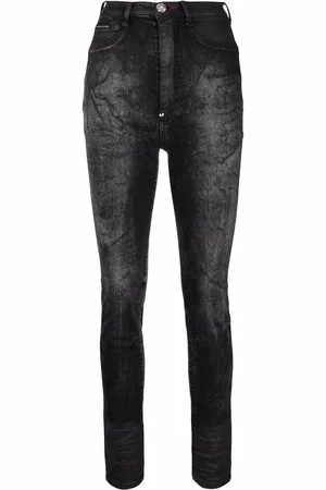 Philipp Plein Jeggings mit Stone-Wash-Effekt