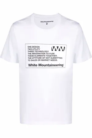 WHITE MOUNTAINEERING T-Shirt mit grafischem Print
