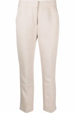 Tory Burch Hose mit geknöpftem Saum
