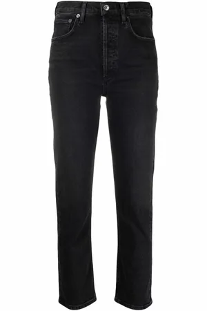 AGOLDE Gerade High-Waist-Jeans