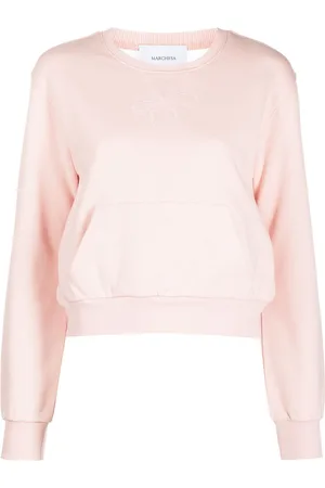 Marchesa Notte Sweatshirt mit semi-transparentem Rücken