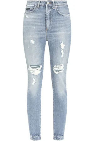 Dolce & Gabbana Audrey Skinny-Jeans im Distressed-Look