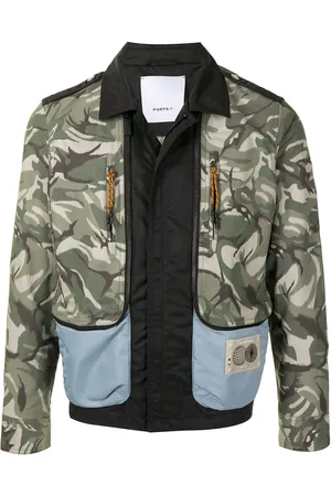 Ports V Bomberjacke mit Camouflage-Print