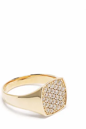 TOM WOOD Mini 9kt Gelbgoldring mit Diamanten