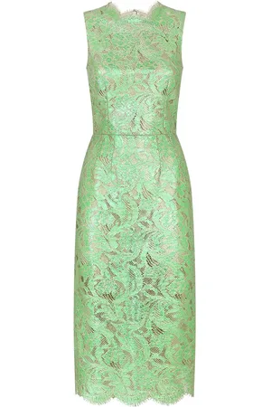 Dolce & Gabbana Semi-transparentes Spitzenkleid