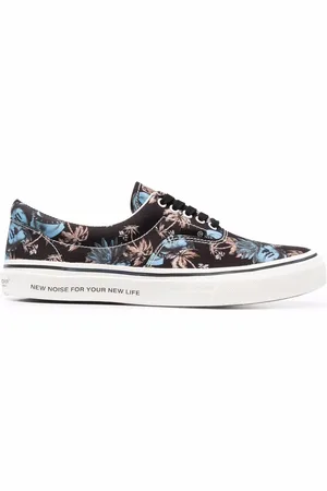 UNDERCOVER Sneakers aus Canvas mit Blumen-Print