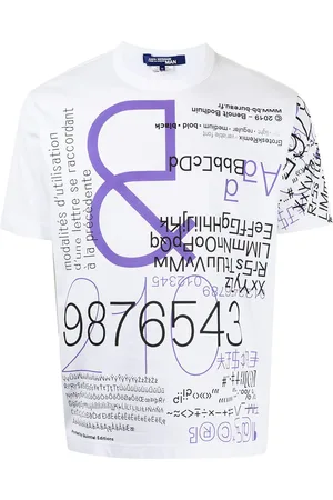JUNYA WATANABE T-Shirt mit Typografie-Print