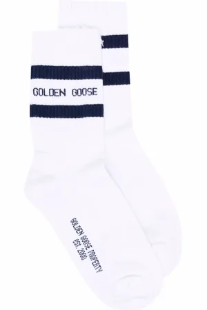 Golden Goose Gerippte Socken mit Streifendetail