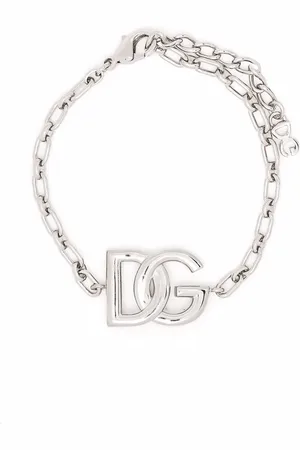 Dolce & Gabbana Kettenarmband mit Logo-Schild
