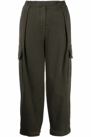 Aspesi Cropped-Hose mit hohem Bund