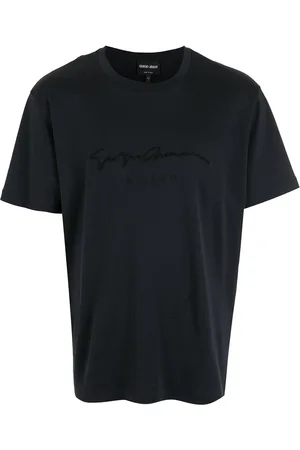 Giorgio Armani T-Shirt mit Logo-Stickerei