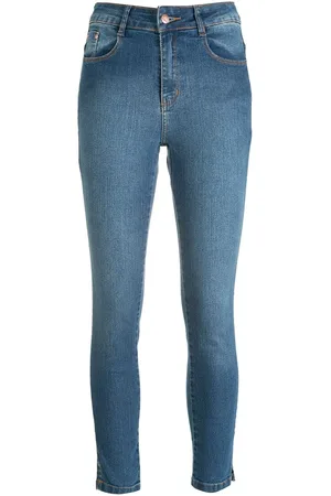 AMAPÔ Skinny-Jeans mit hohem Bund