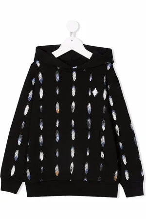 MARCELO BURLON Hoodie mit Feder-Print