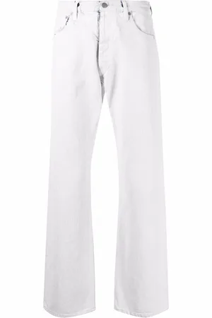 Maison Margiela Halbhohe Straight-Leg-Jeans