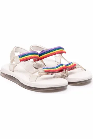 Melissa Gestreifte Papete + Rider I Sandalen