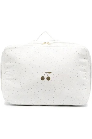 BONPOINT Schultertasche mit Kirschen-Print