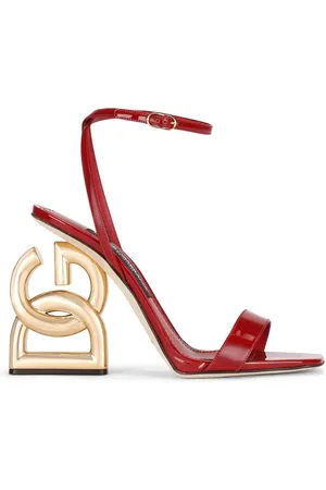 Dolce & Gabbana 3.5 Sandalen aus Lackleder 105mm