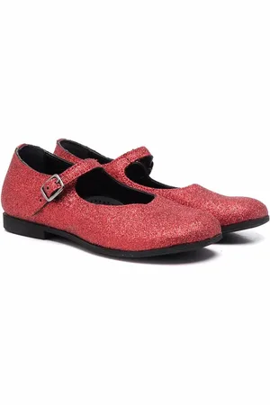 GALLUCCI Ballerinas mit Glitter-Optik