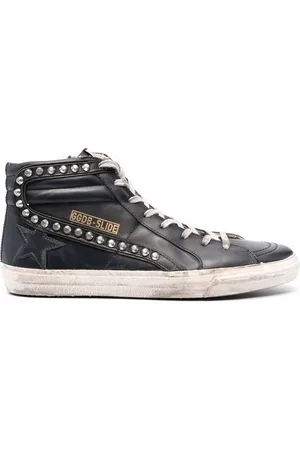 Golden Goose Slide Classic High-Top-Sneakers im Used-Look