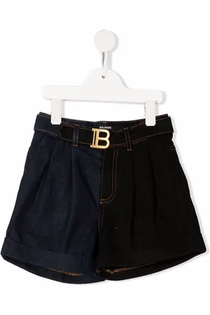 Balmain Shorts mit Logo-Schnalle