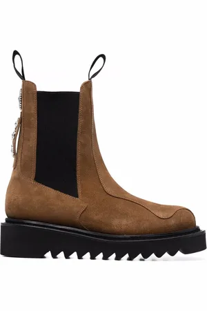 TOGA VIRILIS Chelsea-Boots aus Wildleder mit Nieten