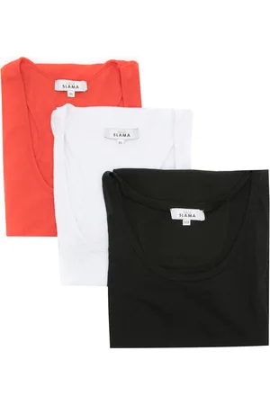 AMIR SLAMA Set aus drei schmalen Tanktops