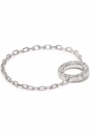 DJULA 18kt Weißgoldring mit Diamanten