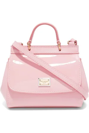 Dolce & Gabbana Mini Sicily Handtasche aus Lackleder