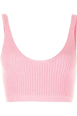 Cashmere In Love Geripptes Reese Cropped-Stricktop