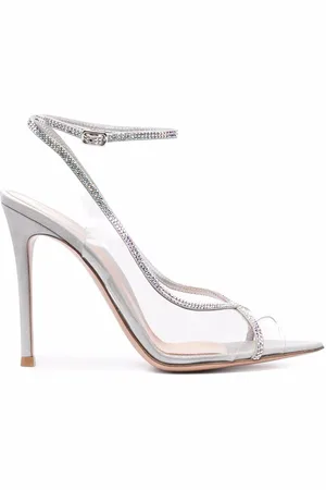 Gianvito Rossi Sandalen mit Metallic-Riemen