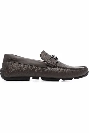 Bally Loafer mit Logo-Schild