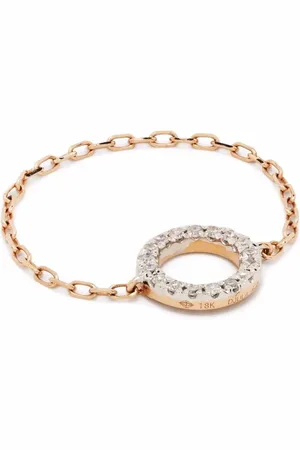 DJULA 18kt Rotgoldring mit Diamanten