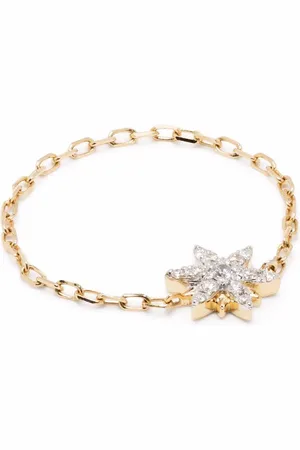 DJULA 18kt Gelbgoldring mit Diamanten