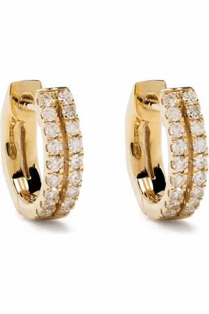 DJULA 18kt Gelbgoldcreolen mit Diamanten