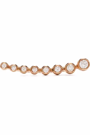 DJULA 18kt Cascade Rotgoldohrring mit Diamanten