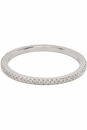 DJULA 18kt Weißgoldring mit Diamanten