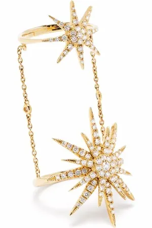 DJULA 18kt Gelbgoldring mit Diamanten