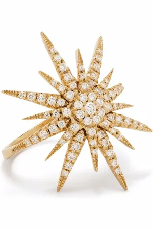 DJULA 18kt Gelbgoldring mit Diamanten
