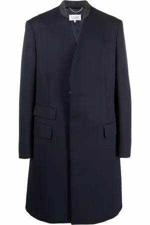 Maison Margiela Kragenloser Midimantel