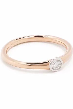 COURBET Origine Ring aus recyceltem 18kt Rotgold mit synthetischem Diamant