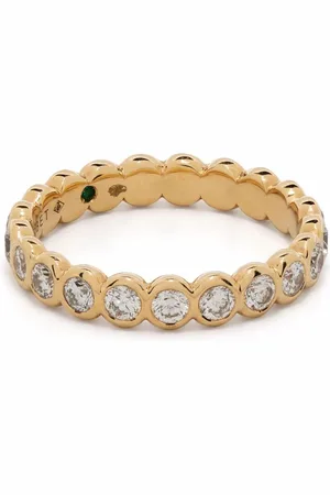 COURBET 18kt Origine Ring aus recyceltem Gelbgold mit synthetischem Diamanten