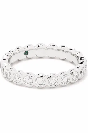 COURBET 18kt Origine recycelter Weißgoldring mit Diamanten