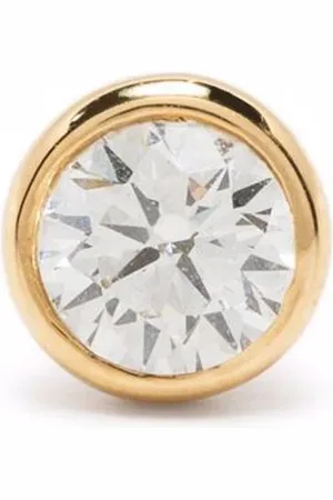 COURBET Einzelner Origine Ohrstecker aus recyceltem 18kt Gelbgold mit synthetischem Diaman