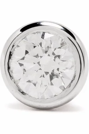 COURBET Einzelner Origine Ohrstecker aus recyceltem 18kt Weissgold mit synthetischem Diamant