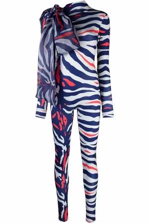 Atu Body Couture Jumpsuit mit Animal-Print