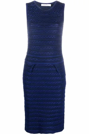 Dior 2010 Strickkleid mit Wellenoptik
